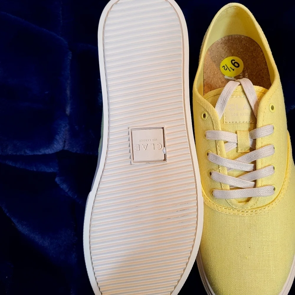 Clae Pale Banana Hemp August Sneakers